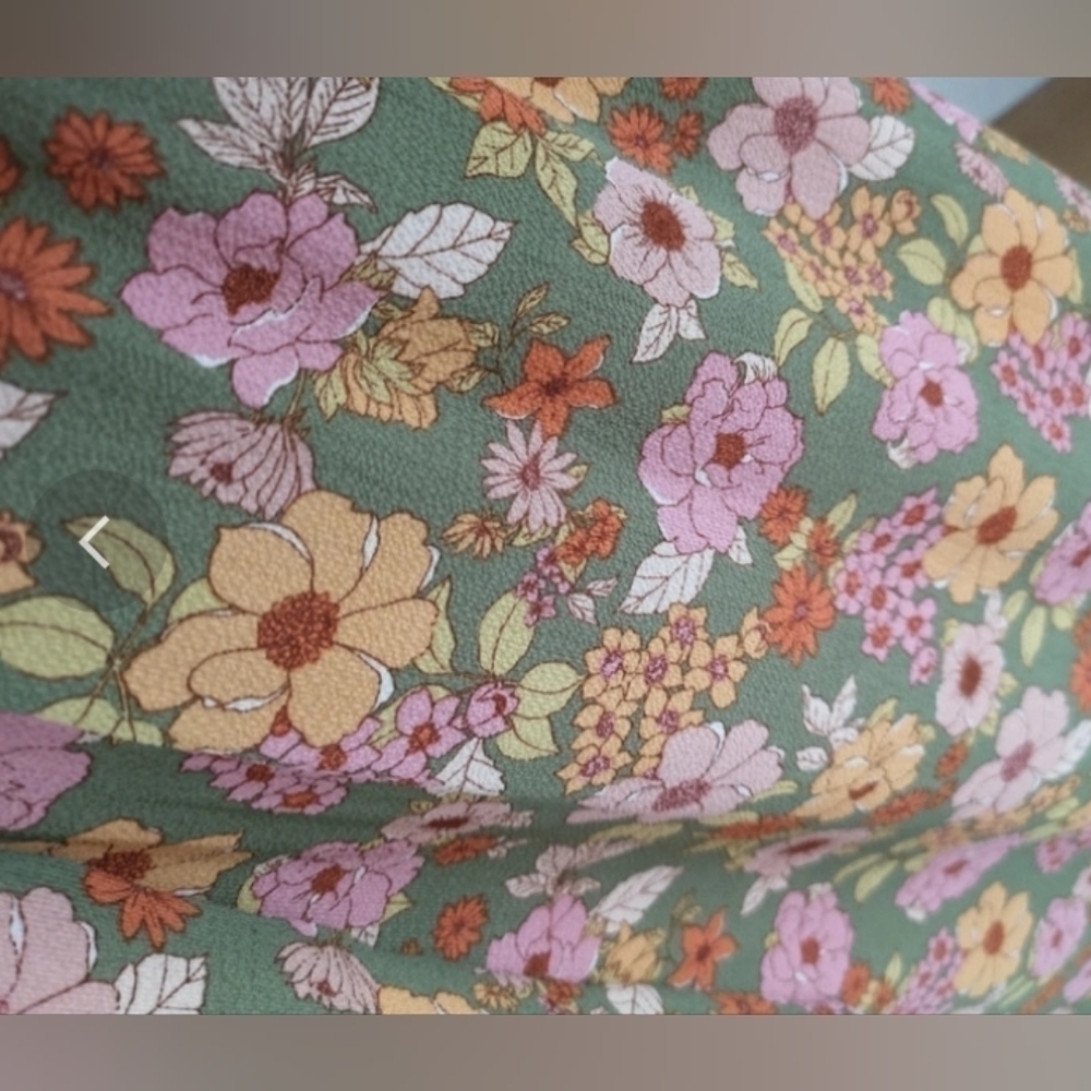 Monteu los Angeles Floral Maxi Dress small - Picture 10 of 13